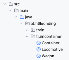 package train container